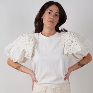 NWT Sea NY Puff Sleeve Top